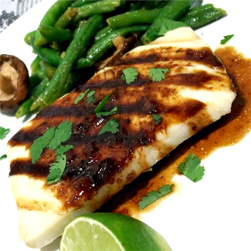 Halibut with Rice Wine