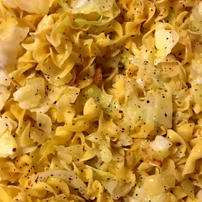 Haluski - Cabbage and Noodles