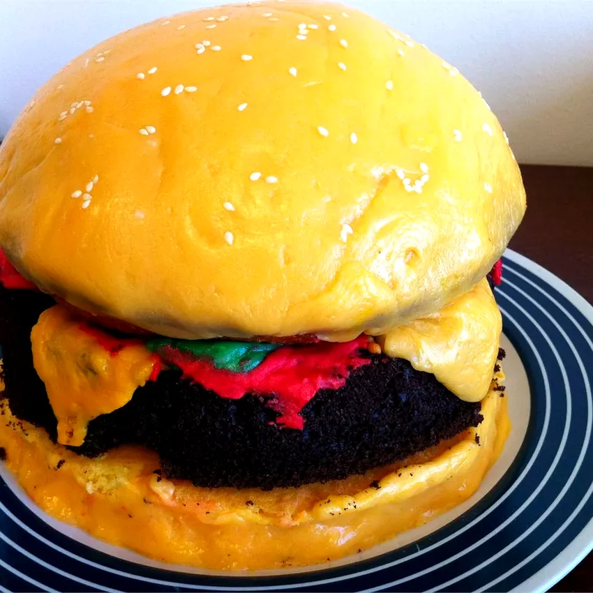 32 Amazing Desserts Using White Cake Mix for Easy Baking Hamburger Cake