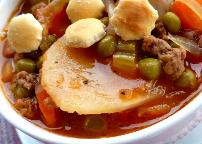 25+ Ground Beef Slow Cooker Recipes for Easy Family Meals Hamburger Soup