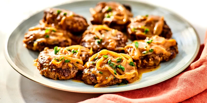 35 Delicious Dishes to Create with Ground Beef Tonight Hamburger Steak with Onions and Gravy