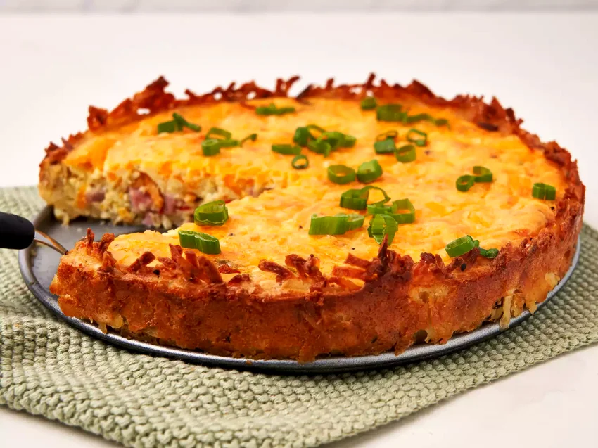 21 Holiday Morning Breakfast Bakes You Can Prep Ahead Hash Brown Crust Quiche