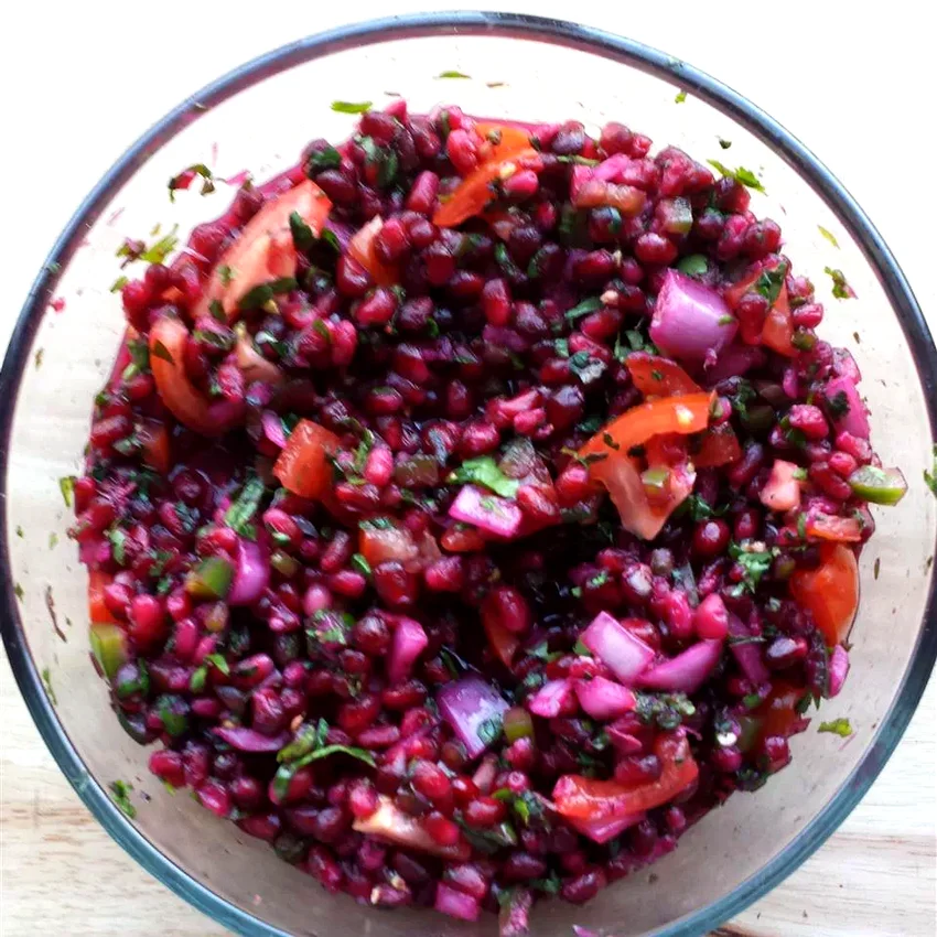 Herbed Pomegranate Salsa