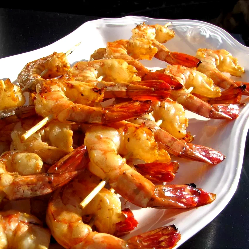 Honey Grilled Shrimp