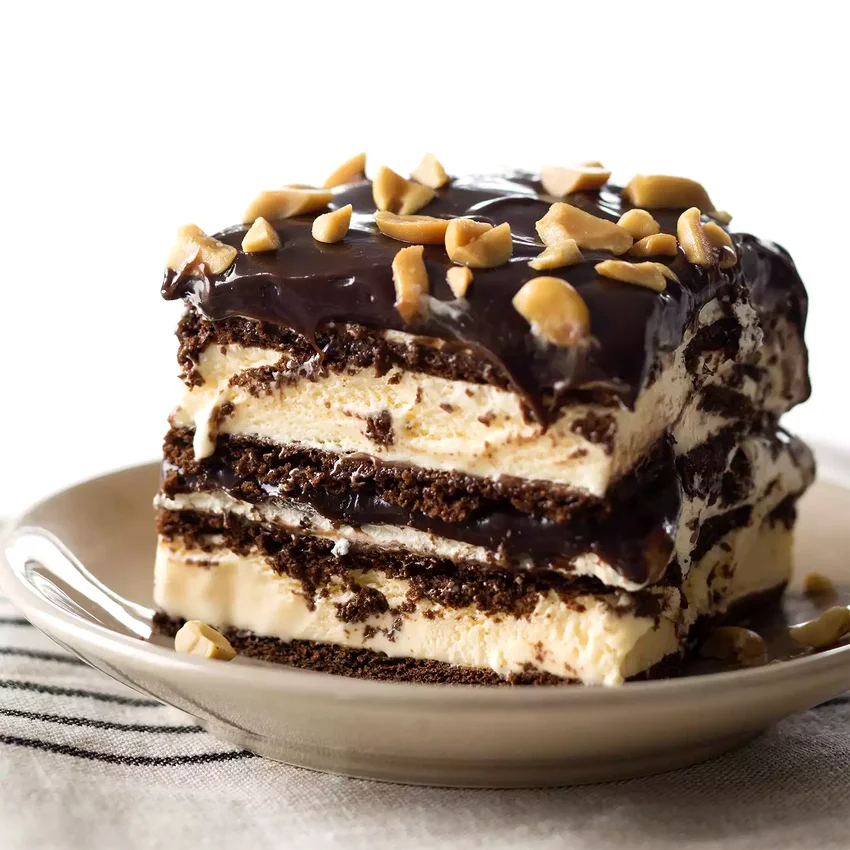 Hot Fudge Ice Cream Bar Dessert