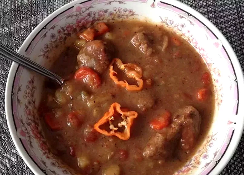 Hot and Spicy Habanero Beef Stew