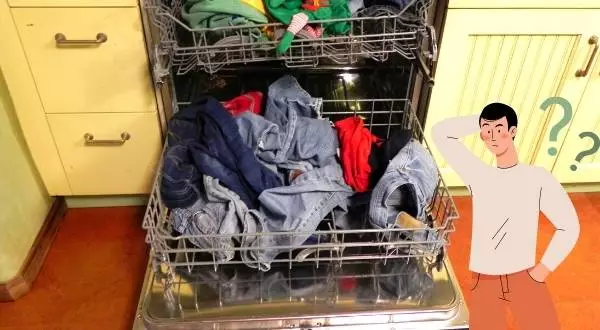 How to determine if you can use a dishwasher for washing clothes