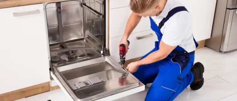 How to install a dishwasher under a granite countertop