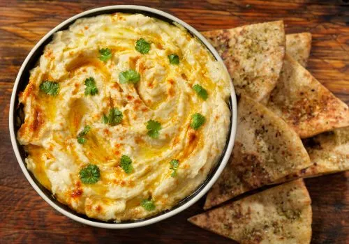 Hummus and Pita Chips