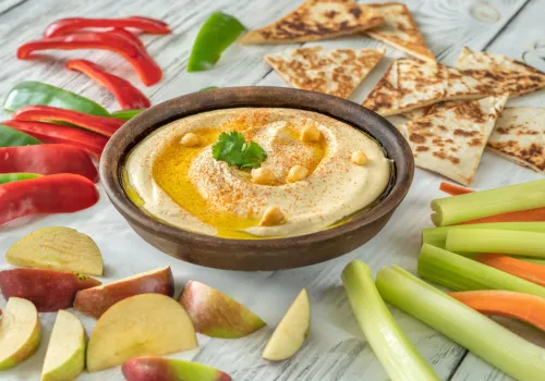 Hummus with pita