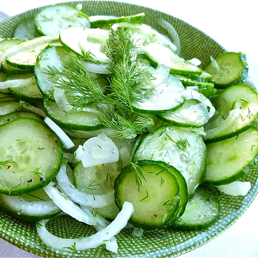 14 Fresh Cucumber Salads That Are Trending This Season Hungarian Cucumber Salad