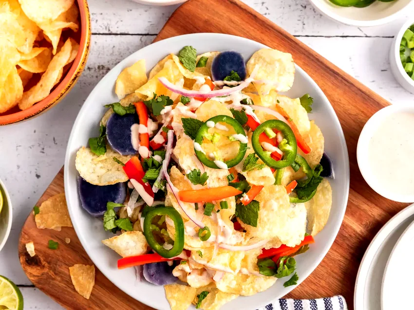 25 Amazing Recipes Using a Bag of Potato Chips Indian Chaat-Inspired Potato Chip Salad