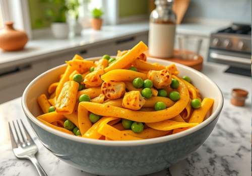 Indian-spiced Curry Pasta