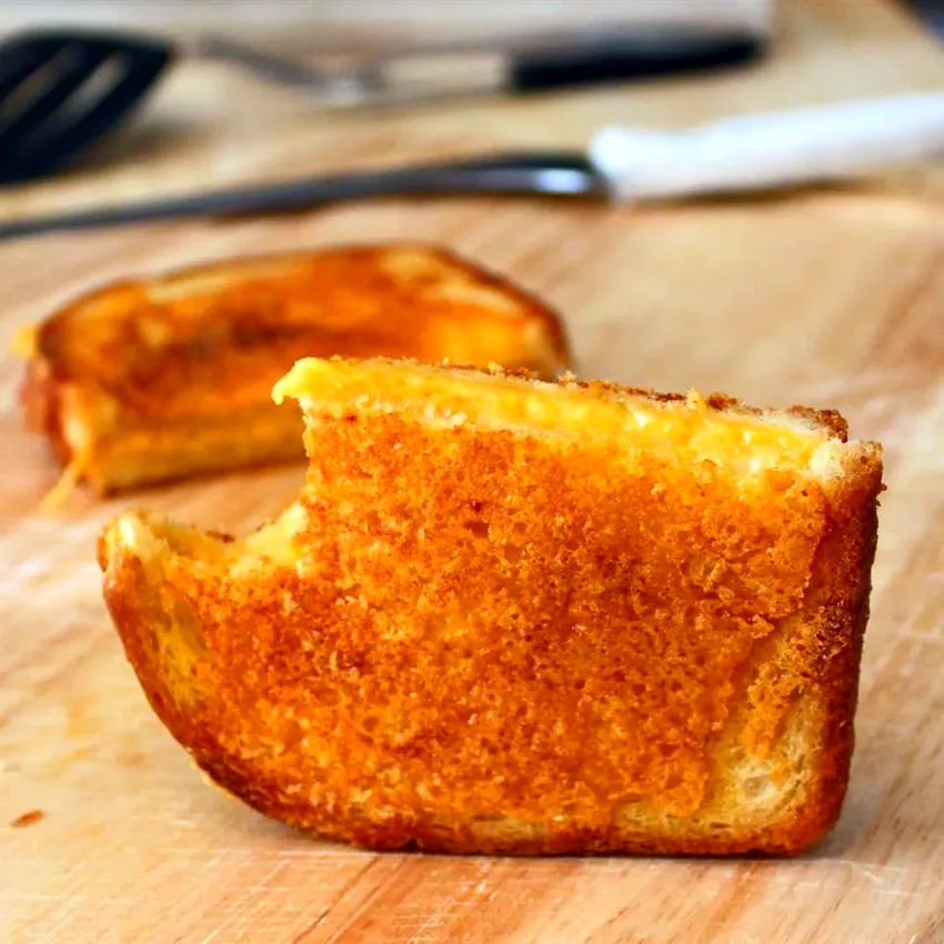 50 Simple Recipes Perfect for College Student Cooking Inside-Out Grilled Cheese Sandwich