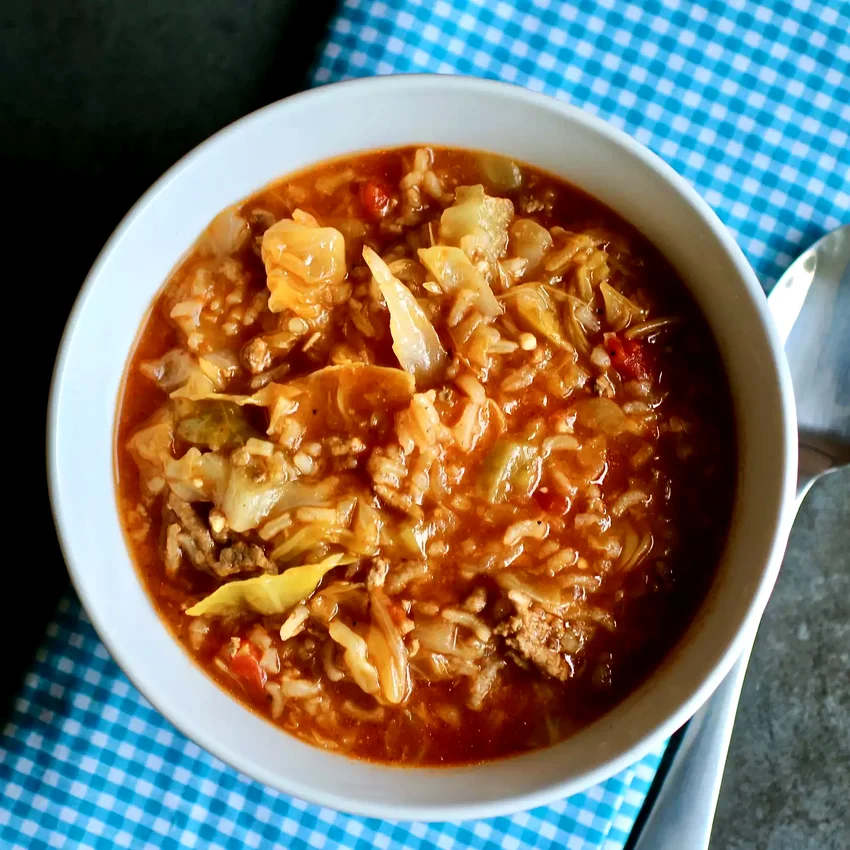 15 Ground Beef Soup Ideas for Quick Weeknight Meals Instant Pot Cabbage Roll Soup