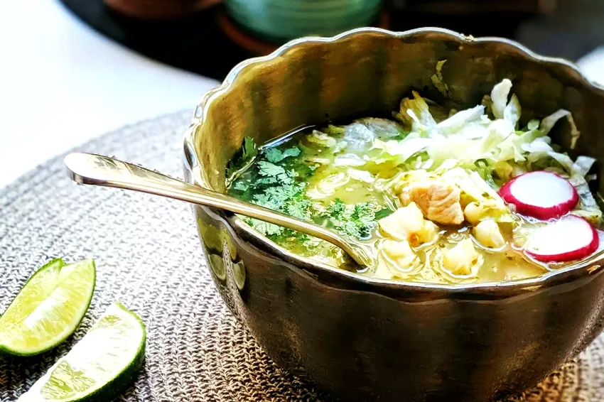 Instant Pot® Chicken Posole Verde