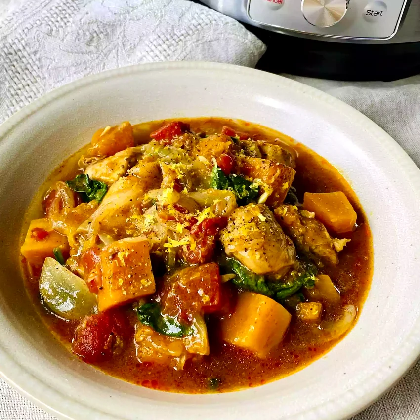 10 Amazing Moroccan Tagine Dishes for Tonight's Dinner Instant Pot® Chicken Tagine with Butternut Squash and Spinach
