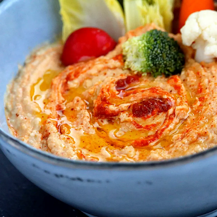 15 Plant-Based Dips for Amazing Party Entertaining Instant Pot® Harissa Hummus