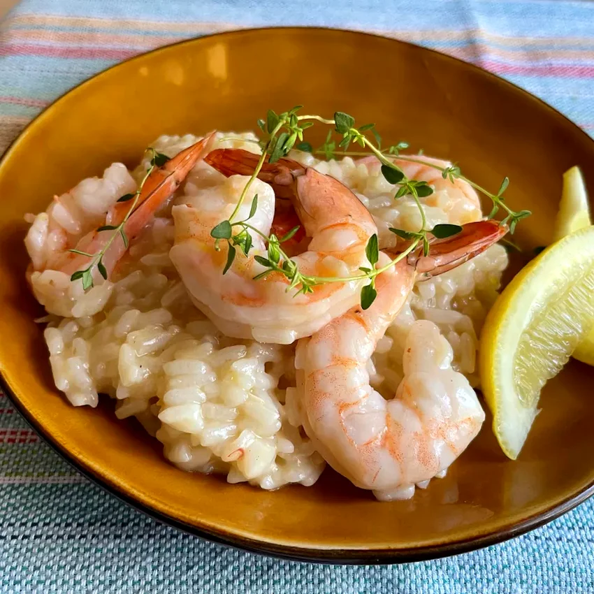 Instant Pot Lemony Shrimp Risotto