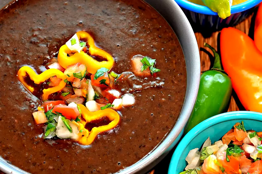Instant Pot® Spicy Black Bean Soup (Vegan)
