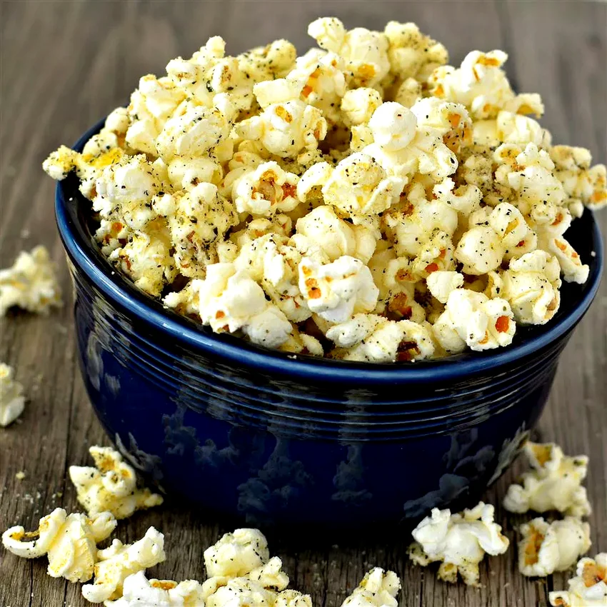 25 Gourmet Popcorn Flavor Ideas for Movie Night Snacking Italian Popcorn with Parmesan