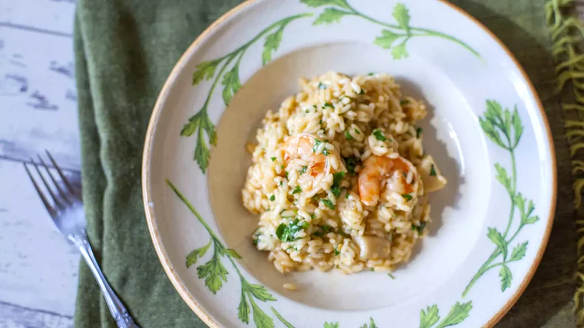Italian Shrimp and Scallop Risotto