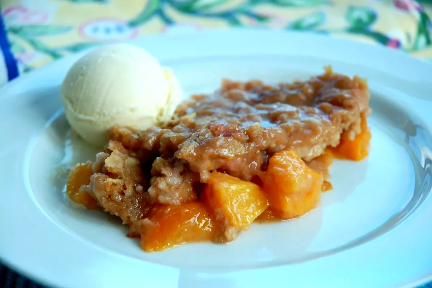 Juicy Peach Crisp