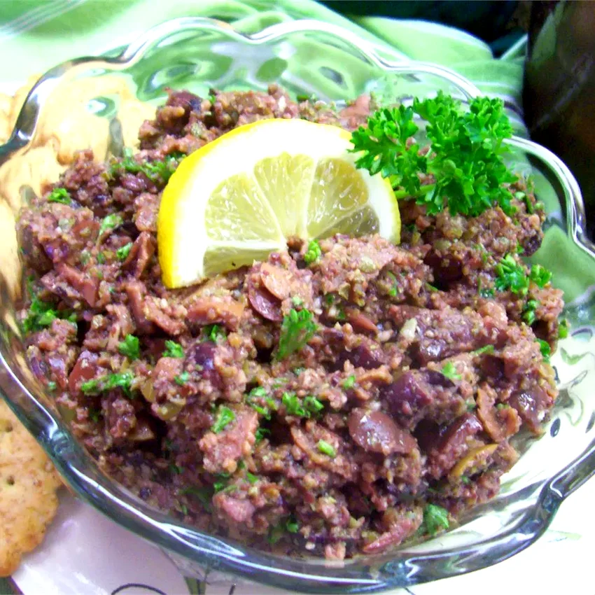 15 Plant-Based Dips for Amazing Party Entertaining Kalamata Olive Tapenade