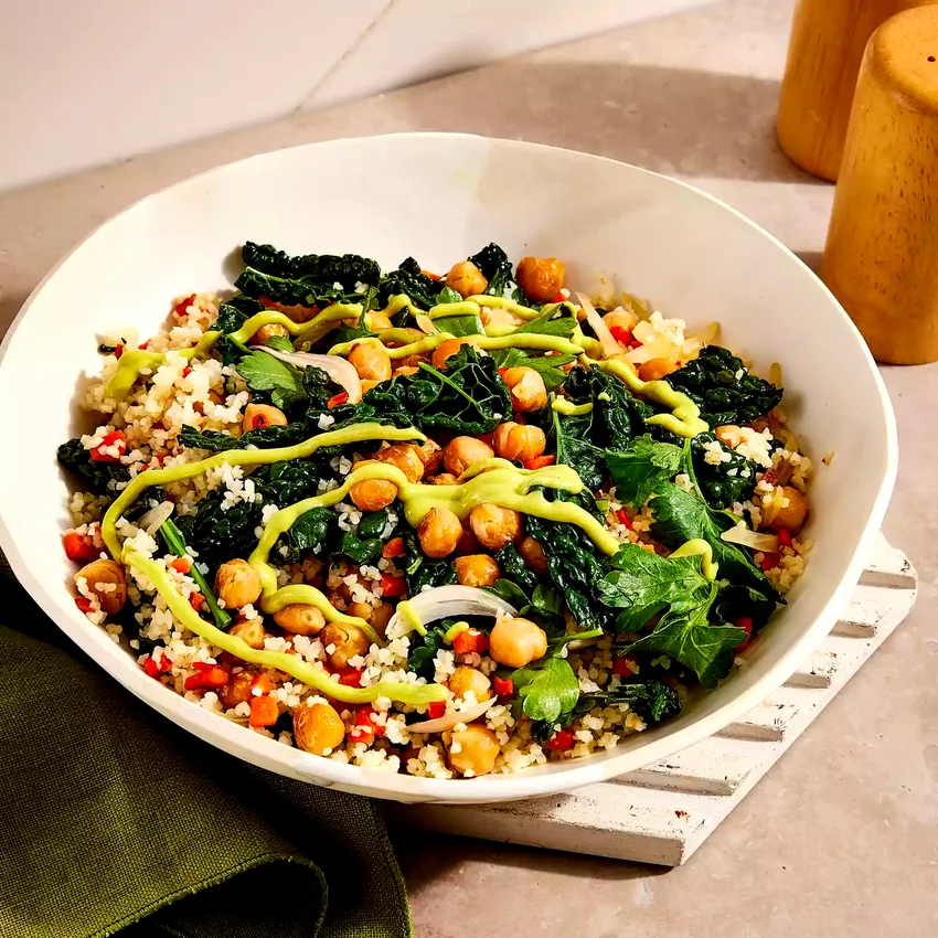 Kale & Chickpea Grain Bowls