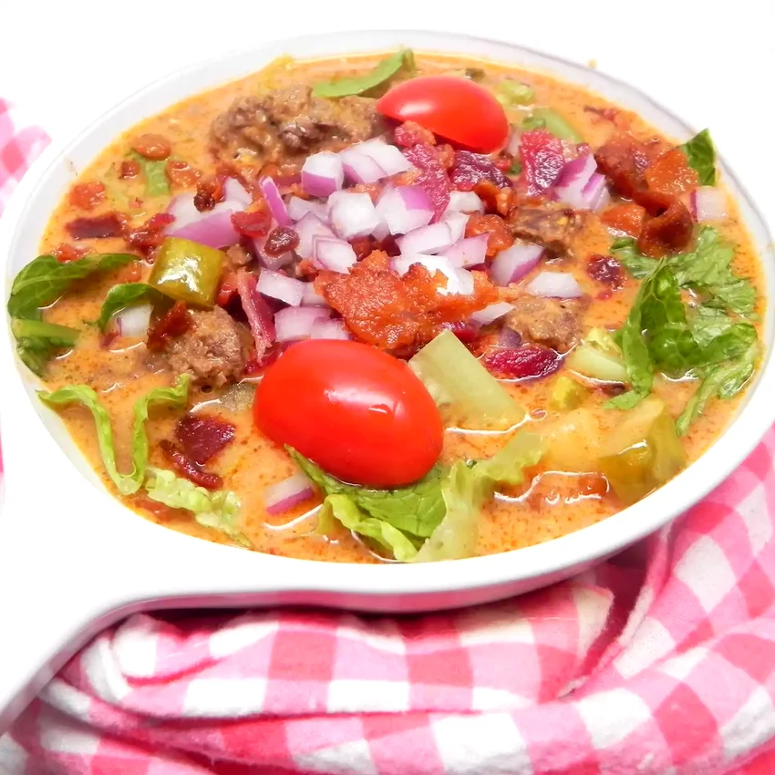 15 Hearty Low-Carb Soup Recipes for Cozy Comfort Keto Bacon Cheeseburger Soup