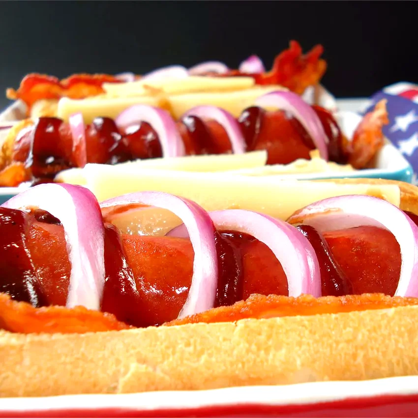30 Simple Campfire Meals That Make Outdoor Cooking Easy Killer Bacon-Cheese Dogs
