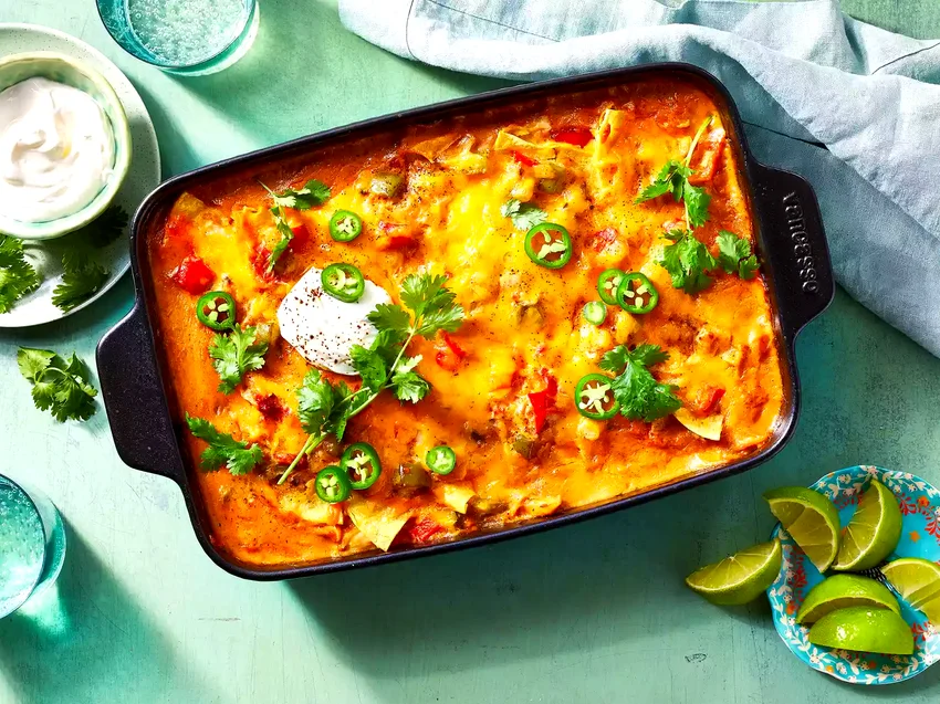 25 Easy Rotisserie Chicken Casserole Recipes for Busy Nights King Ranch Chicken Casserole