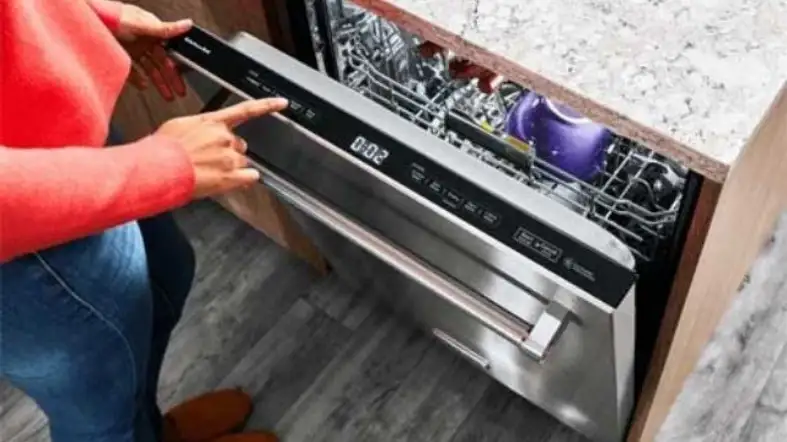 KitchenAid Dishwasher Clean Light Blinking 4 Times