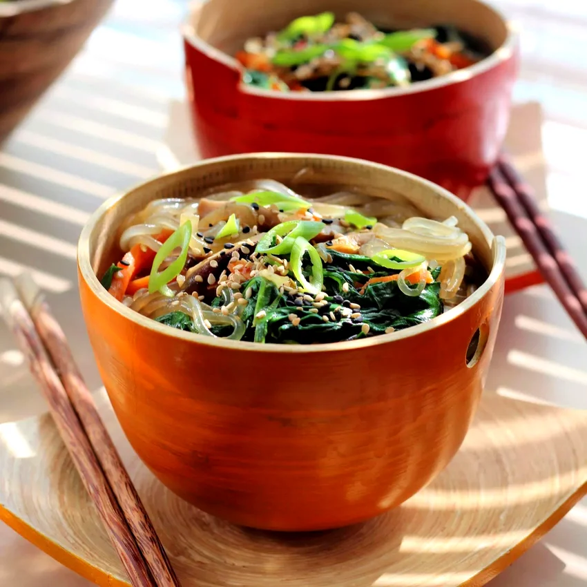 30 Top Plant-Based Pasta Dishes for Healthy Eating Korean Glass Noodles (Jap Chae)