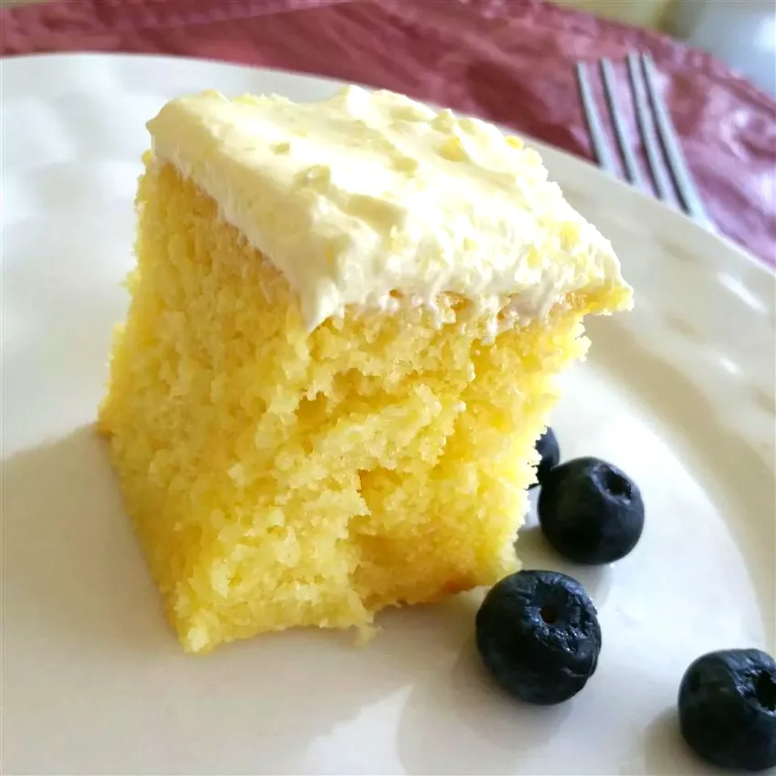 Lemon Cooler Cream Cake