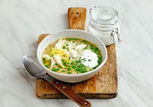 Lemon Herb Chicken Quinoa Bowl