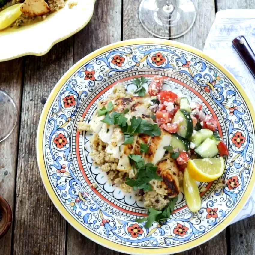 29 Amazing Chicken Breast Recipes You'll Want to Make Lemon Herb Chicken with Couscous and Cucumber Salad