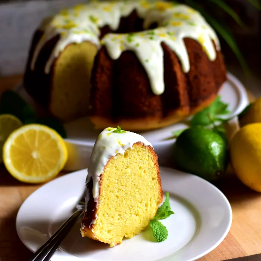 Lemon-Lime Ricotta Pound Cake