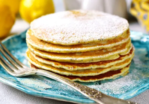 Lemon Poppy Seed Pancakes