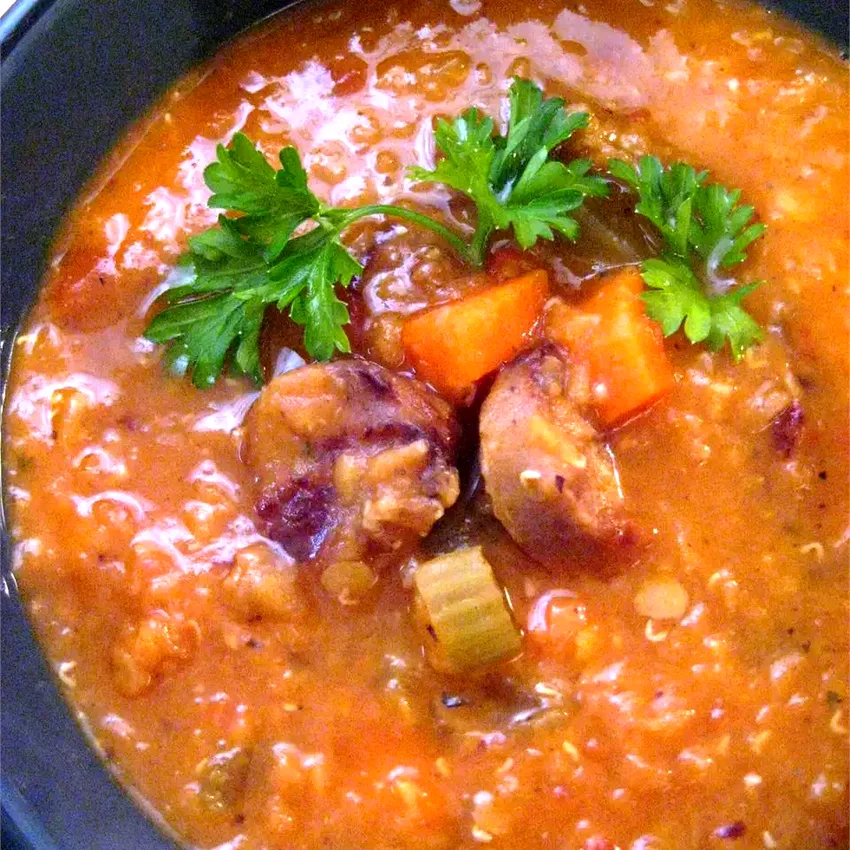 Lentil and Sausage Soup