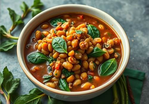 Lentil and Spinach Stew