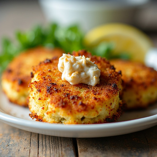 Light and Crispy Panko-Crusted Crab Cakes