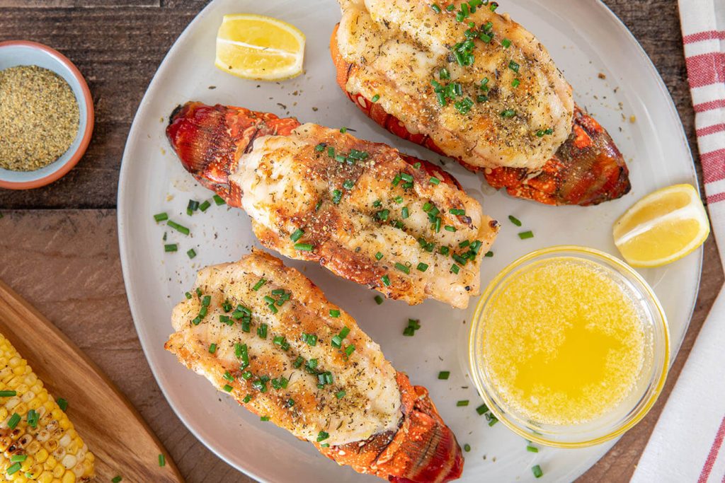 Lobster Tail with Garlic Butter