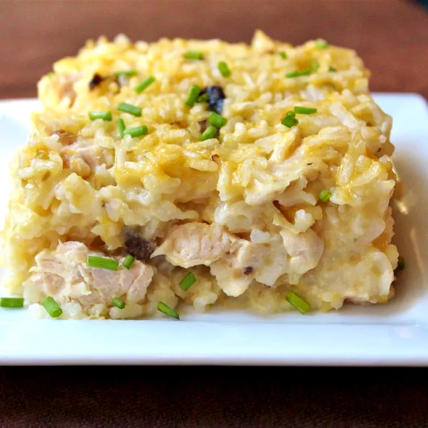 Mamaw's Chicken and Rice Casserole