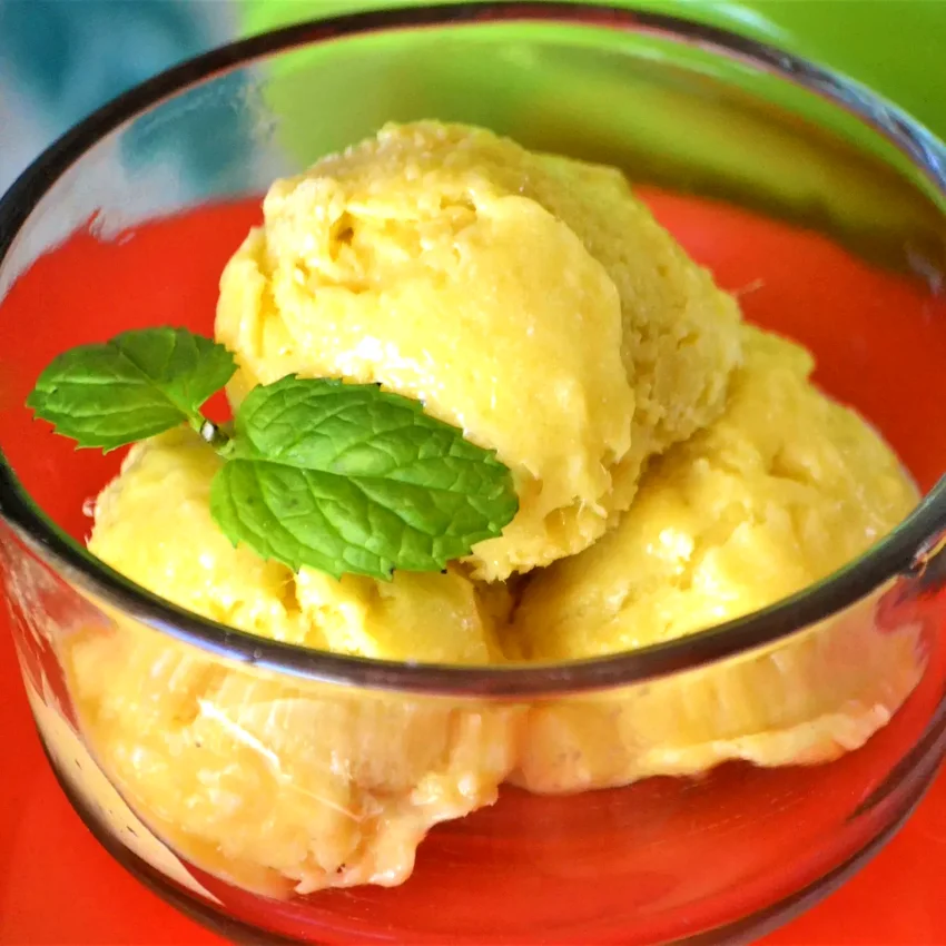 9 Ways to Transform Your Frozen Mango Into Amazing Treats Mango Coconut Sorbet