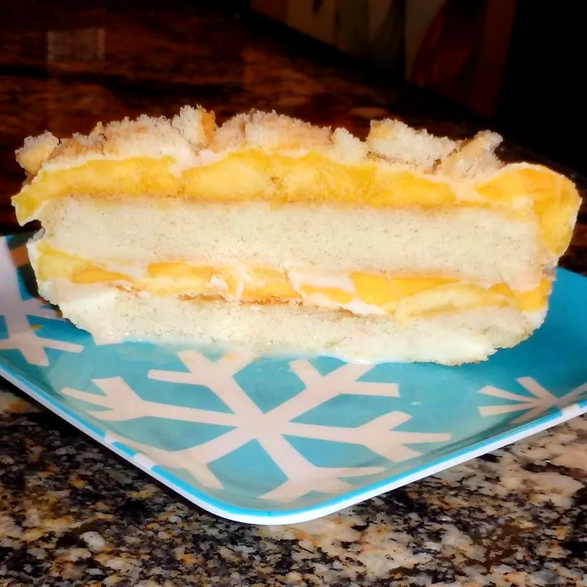 Mango Ice Box Cake