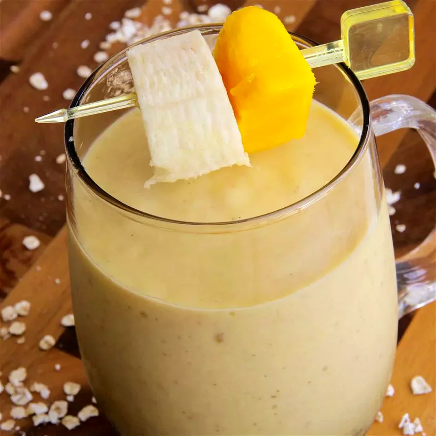 9 Ways to Transform Your Frozen Mango Into Amazing Treats Mango Oatmeal Breakfast Smoothie
