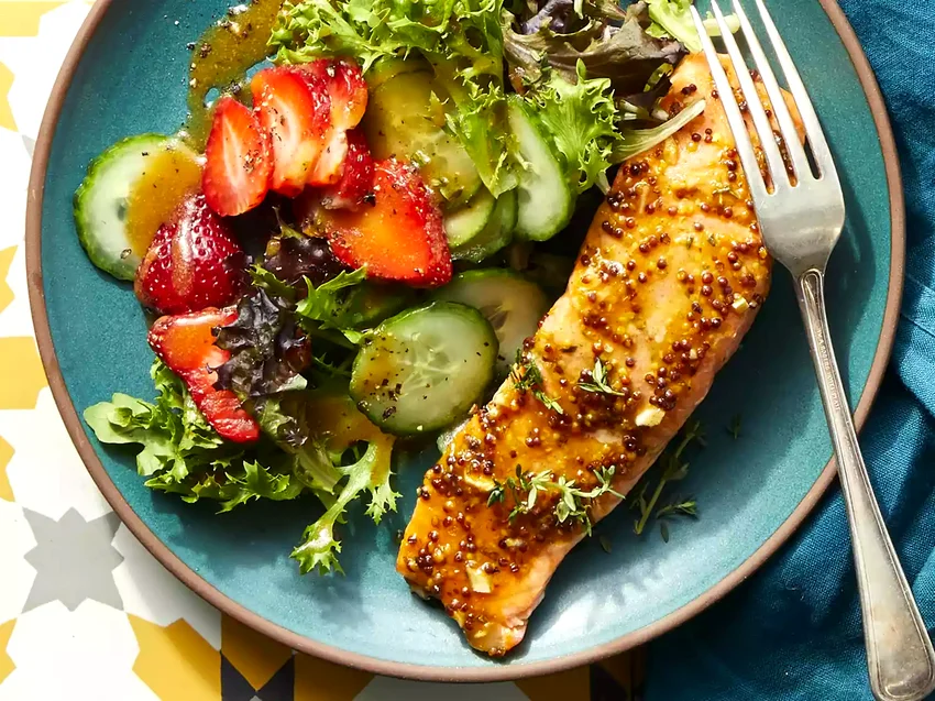 Maple Mustard Salmon