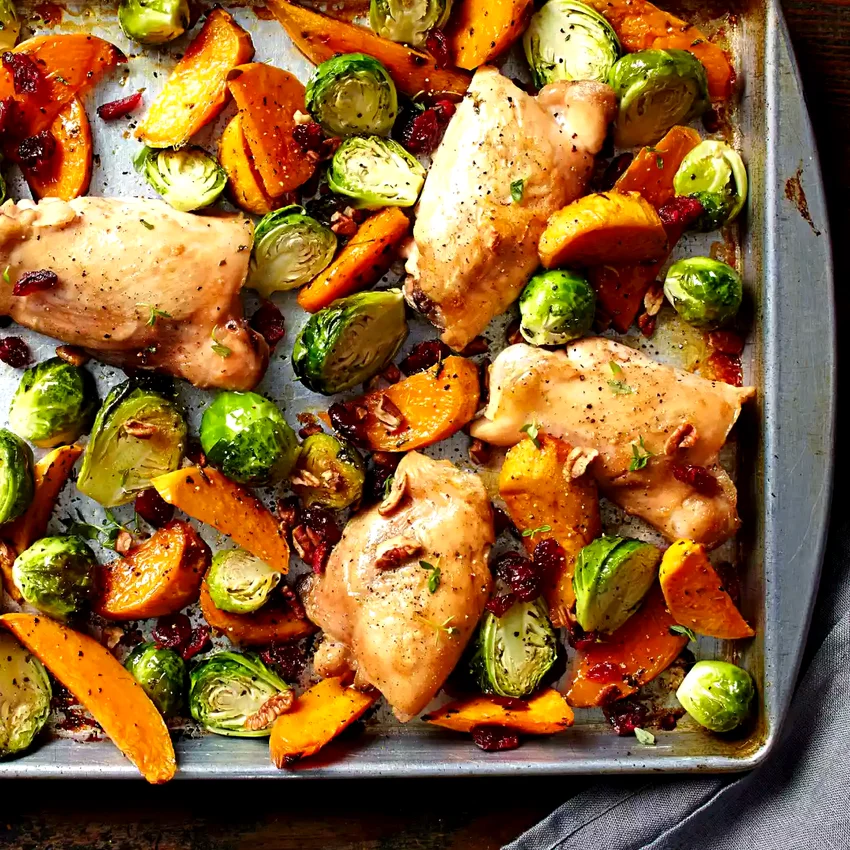 25 Dried Cranberry Dishes You'll Love Every Season Maple-Roasted Chicken Thighs