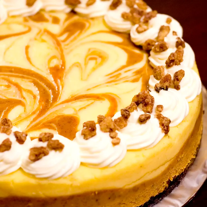 Marbled Pumpkin Cheesecake